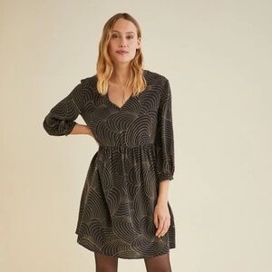 Amour Vert Phair Silk Babydoll Dress